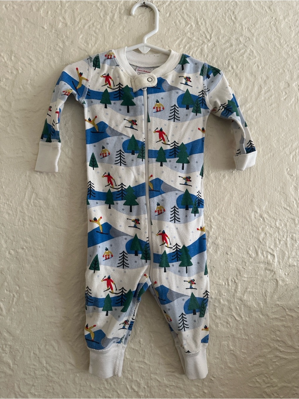 Hanna Andersson Baby Boys Skiing Snow Winter Sleeper 6-12 months
